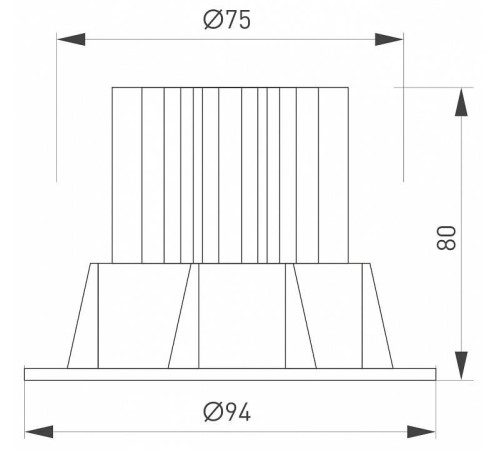 Встраиваемый светильник Arlight ATOLL 044620