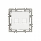 Розетка двойная RJ-12 и Ethernet RJ-45, без рамки Arlight SCT 045336