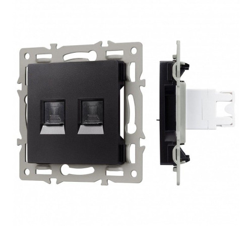 Розетка двойная RJ-12 и Ethernet RJ-45, без рамки Arlight SCT 045337