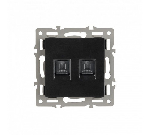 Розетка двойная RJ-12 и Ethernet RJ-45, без рамки Arlight SCT 045337