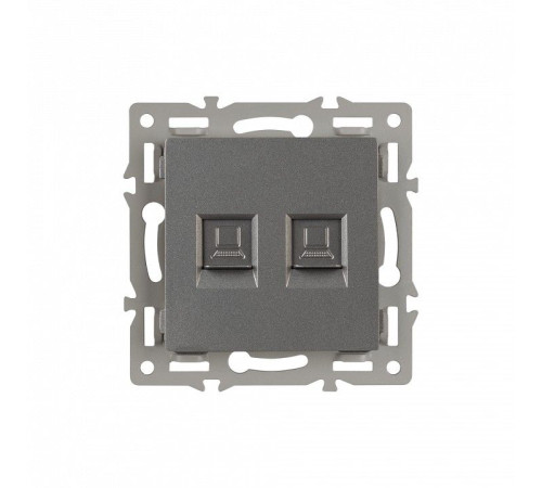 Розетка двойная RJ-12 и Ethernet RJ-45, без рамки Arlight SCT 045338