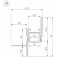 Профиль для контурной подсветки ГКЛ потолка Arlight ARH-CEIL 45555