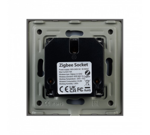 Розетка с заземлением Arlight OMALI 050101