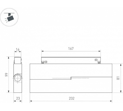 Накладной светильник Arlight MAG-ORIENT 051737