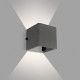 Настенный светильник Arlight LGD-PERAN-WALL-S120x120-6W Warm3000 6 Вт 3000 К IP65 черный 051748