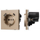 Розетка 2хUSB type A и C без рамки Arlight SCT-TENDO 054089