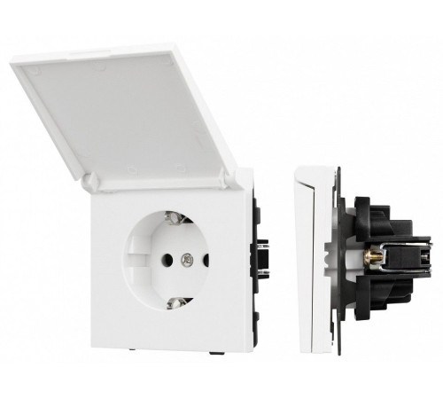 Розетка влагозащищенная с заземлением с крышкой, без рамки Arlight SCT-TENDO 054090
