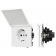 Розетка влагозащищенная с заземлением с крышкой, без рамки Arlight SCT-TENDO 054090