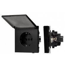 Розетка влагозащищенная с заземлением с крышкой, без рамки Arlight SCT-TENDO 054091