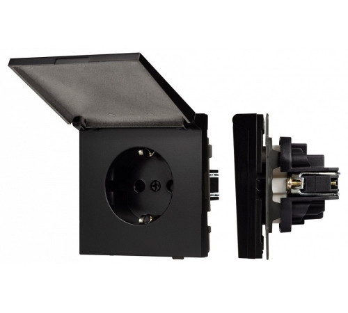 Розетка влагозащищенная с заземлением с крышкой, без рамки Arlight SCT-TENDO 054091