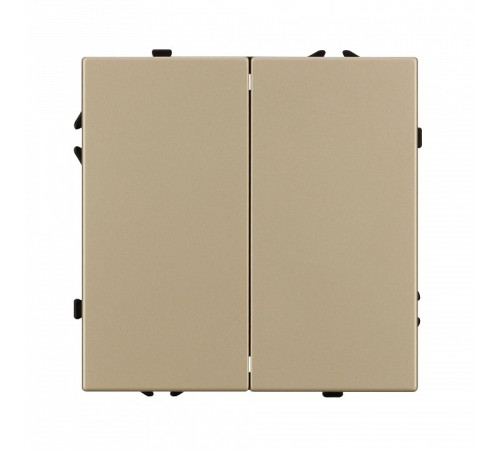 Выключатель проходной двухклавишный без рамки Arlight SWT 054256