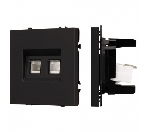 Розетка двойная Ethernet RJ-45 без рамки Arlight SCT 054313