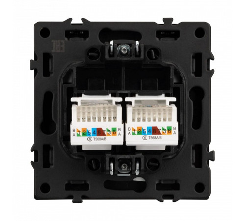 Розетка двойная Ethernet RJ-45 без рамки Arlight SCT 054313