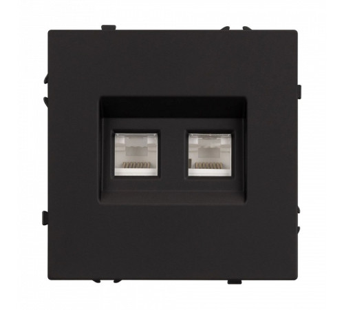 Розетка двойная Ethernet RJ-45 без рамки Arlight SCT 054313