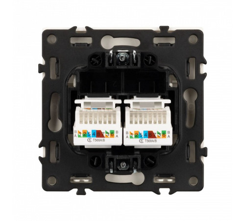 Розетка двойная Ethernet RJ-45 без рамки Arlight SCT 054314