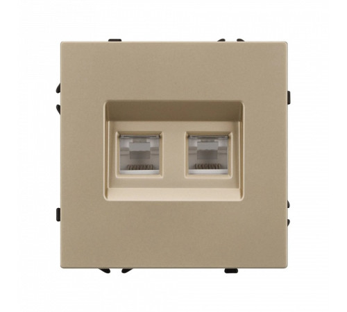 Розетка двойная Ethernet RJ-45 без рамки Arlight SCT 054314