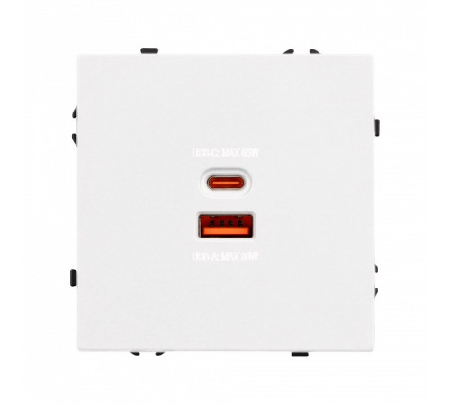 Розетка 2хUSB type A и C без рамки Arlight SCT 054316