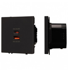 Розетка 2хUSB type A и C без рамки Arlight SCT 054317