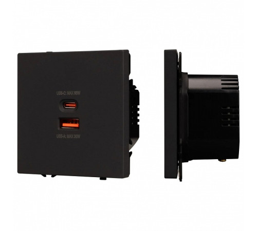 Розетка 2хUSB type A и C без рамки Arlight SCT 054317