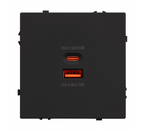 Розетка 2хUSB type A и C без рамки Arlight SCT 054317