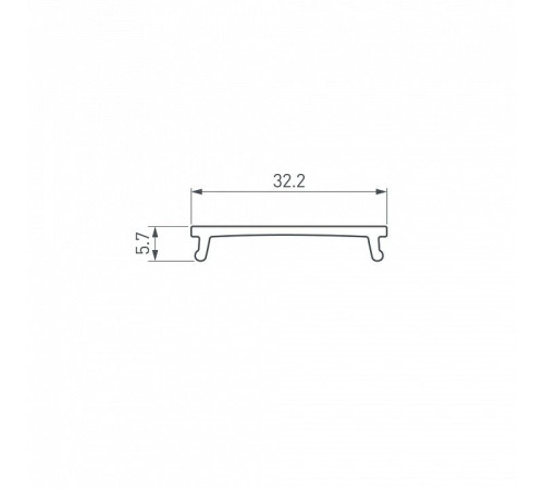 Рассеиватель Arlight LINIA32 058473