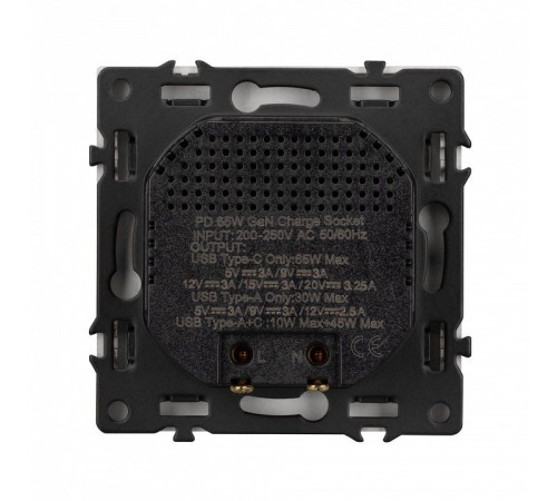 Розетка 2хUSB type A и C без рамки Arlight SCT-NOBE 059447
