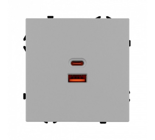 Розетка 2хUSB type A и C без рамки Arlight SCT-NOBE 059447