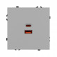 Розетка 2хUSB type A и C без рамки Arlight SCT-NOBE 059447
