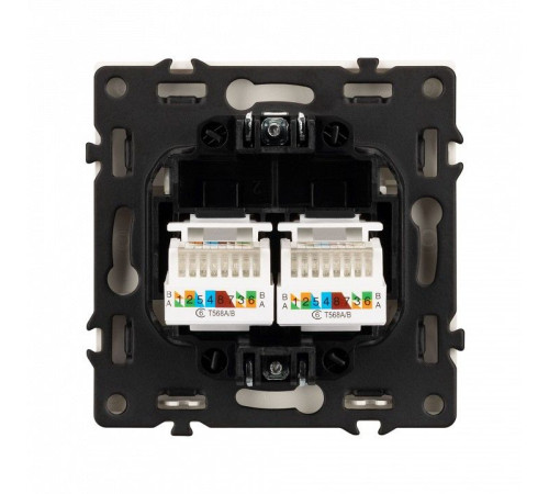 Розетка двойная Ethernet RJ-45 без рамки Arlight SCT-NOBE 059450