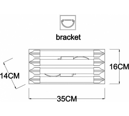 Накладной светильник Arte Lamp Caravaggio A1059AP-2CC