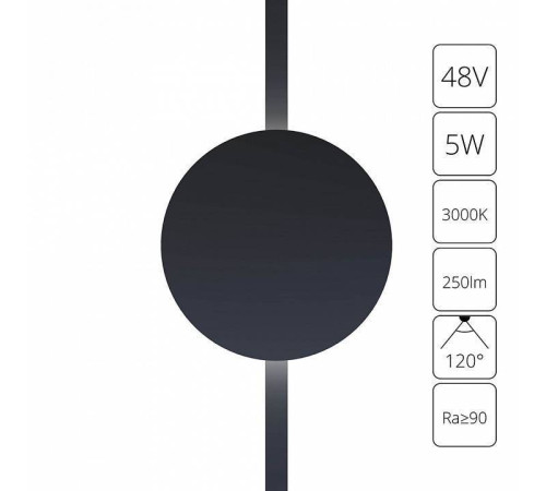 Накладной светильник Arte Lamp Rapid A1163PL-1BK