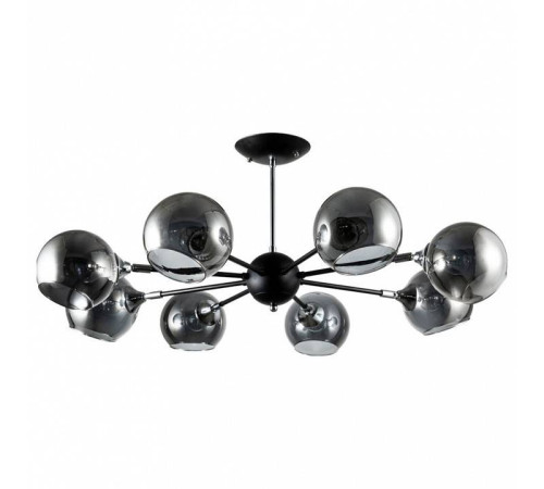 Люстра на штанге Arte Lamp Lagos 8 ламп A2708PL-8BK