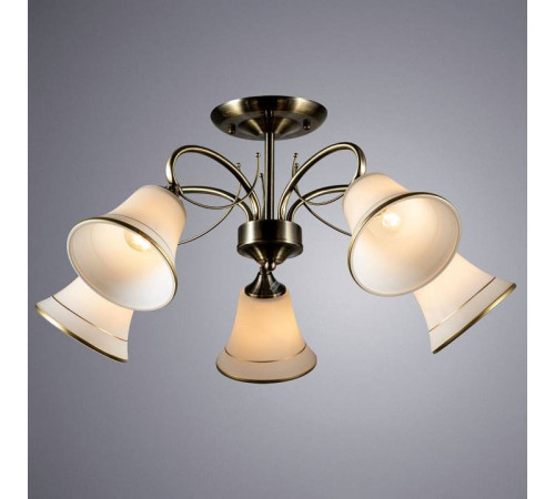 Люстра на штанге Arte Lamp Blossom 5 ламп A2709PL-5AB