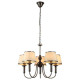 Подвесная люстра Arte Lamp Alice 5 ламп A3579LM-5AB