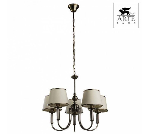 Подвесная люстра Arte Lamp Alice 5 ламп A3579LM-5AB