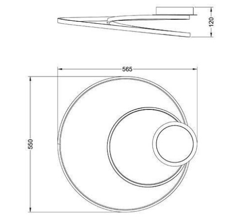 Накладной светильник Arte Lamp Millo A3893PL-30BK