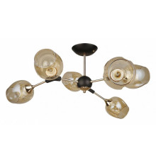 Люстра на штанге Arte Lamp Seppia 6 ламп A4211PL-6BK