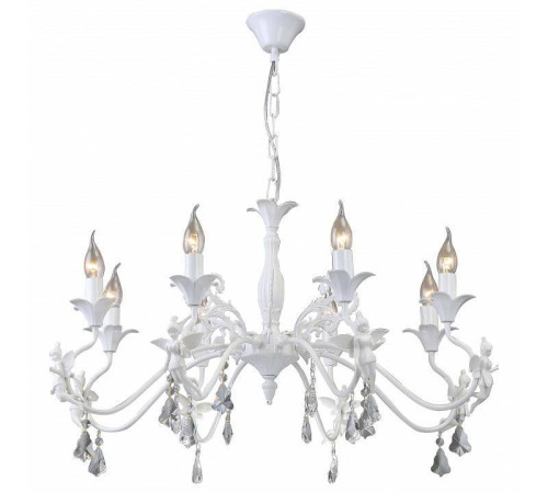 Подвесная люстра Arte Lamp Angelina 8 ламп A5349LM-8WH