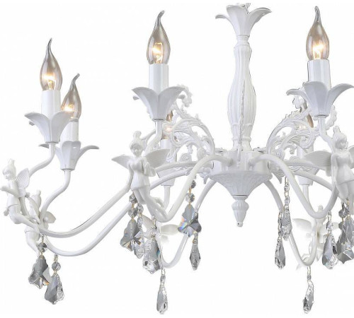 Подвесная люстра Arte Lamp Angelina 8 ламп A5349LM-8WH