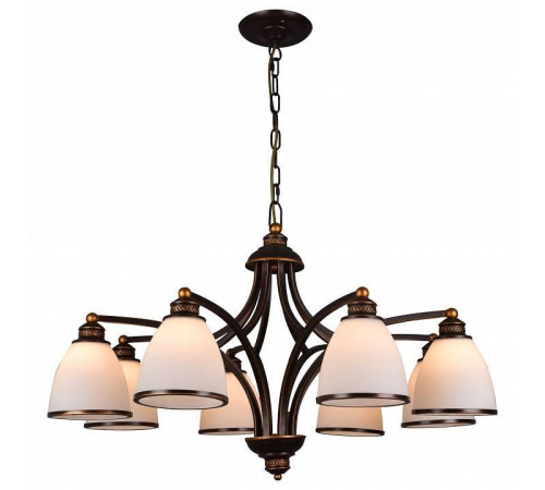 Подвесная люстра Arte Lamp Bonito 8 ламп A9518LM-8BA