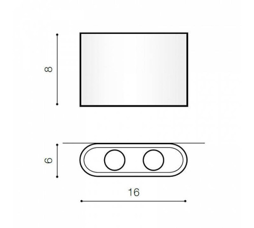 Накладной светильник Azzardo Vega AZ1758