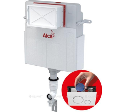 Бачок скрытого монтажа AlcaPlast AM112-0001 для замуровывания в стену