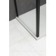 Боковая панель Allen Brau Priority 1000 мм стекло Optiwhite черный брашированный алюминий 3.31048.BBA