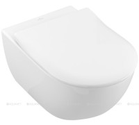 Унитаз подвесной Villeroy & Boch Subway 2.0 370x560 мм CeramicPlus с сиденьем 5614R2R1