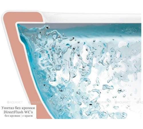 Унитаз подвесной Villeroy & Boch Venticello 375x560 мм без сиденья 4611R001