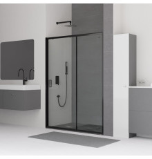 Душевая дверь RGW Classic CL-14B 1100x1850 мм черный матовое стекло 32091411-14