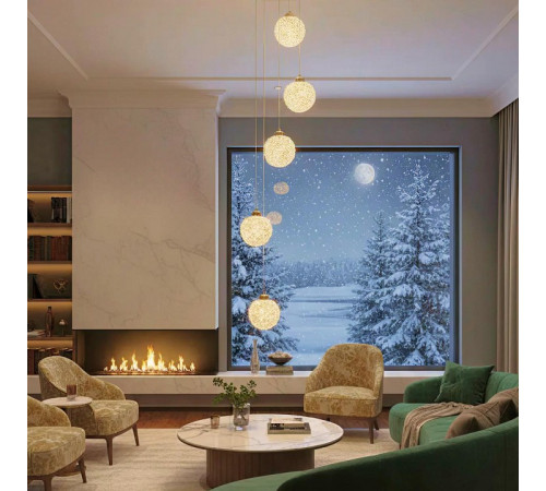 Подвесная люстра Citilux CLOUDY CL323052