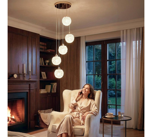 Подвесная люстра Citilux CLOUDY CL323052