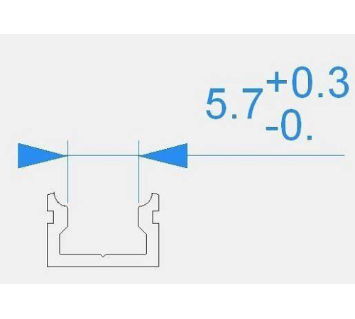 Профиль накладной Deko-Light AU-01-05 970084