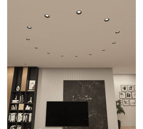 Встраиваемый светильник Denkirs Vibi DK3055-BK